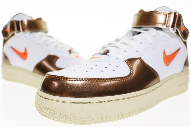【中古】ナイキ NIKE AIR FORCE 1 MID QS ALE BROWN 27.5cm DH5623-100 エア フォース ミッド ▲■250831