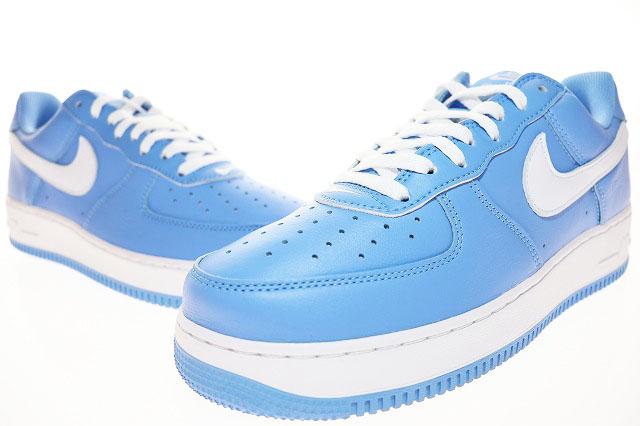【中古】ナイキ NIKE AIR FORCE 1 LOW RETRO UNIVERSITY BLUE エア フォース ロー レトロ ユニバーシティ ブルー
