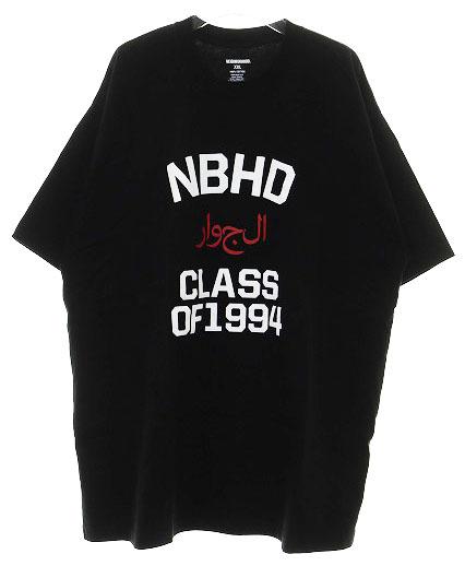 【中古】ネイバーフッド NEIGHBORHOOD CLASS C-TEE SS BLACK XXL クラス プリント Tシャツ 半袖 ブラック
