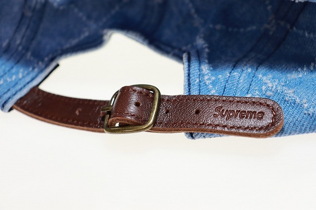 中古】シュプリーム SUPREME 23SS PUNCHED DENIM CAMP CAP パンチ