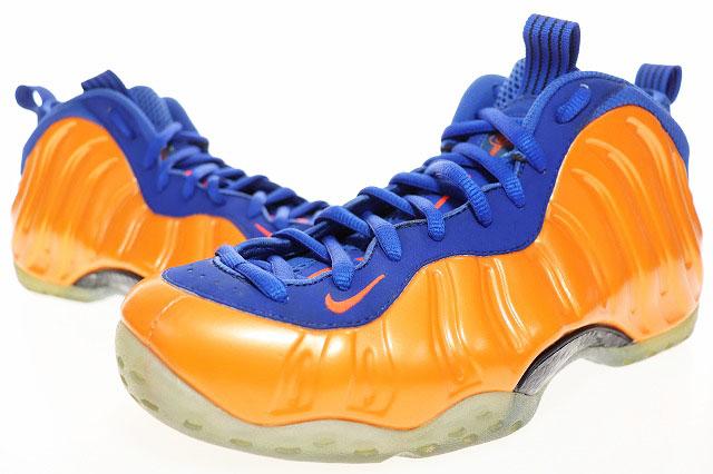 【中古】ナイキ NIKE AIR FOAMPOSITE ONE NEW YORK KNICKS 27.5cm 314996-801 エア フォームポジット ▲■250902
