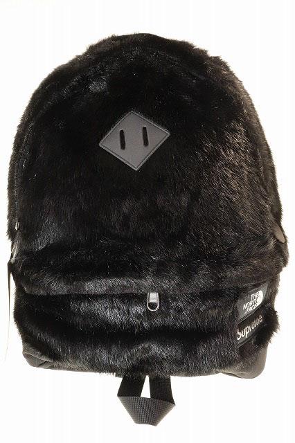 【中古】シュプリーム SUPREME × THE NORTHFACE 20AW FAUX FUR BACKPACK BLACK 20L NM82092I ☆AA★▲■251003