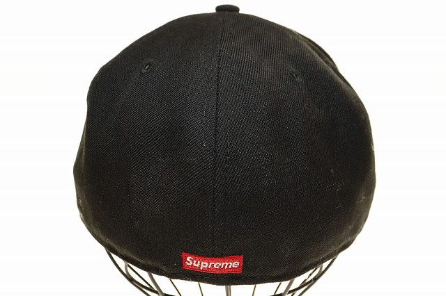 【中古】シュプリーム SUPREME 18AW CLASSIC SCRIPT NEW WRA CAP BLACK 7 1/4 57.7cm クラシック ☆AA★▲250918