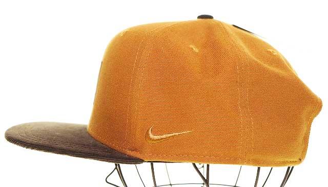 【中古】カーハート carhartt × NIKE 18AW ナイキ 6パネル キャップ 帽子 コーデュロイ ブラウン 茶色 ▲■260304 メンズ_1