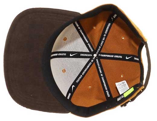 【中古】カーハート carhartt × NIKE 18AW ナイキ 6パネル キャップ 帽子 コーデュロイ ブラウン 茶色 ▲■260304 メンズ_4