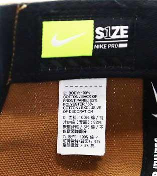 【中古】カーハート carhartt × NIKE 18AW ナイキ 6パネル キャップ 帽子 コーデュロイ ブラウン 茶色 ▲■260304 メンズ_5