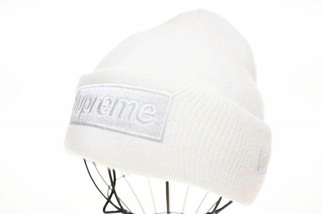 【中古】シュプリーム SUPREME × NEW ERA 23AW BOX LOGO BEANIE ニューエラ ボックス ロゴ ビーニー ☆AA★▲■251023