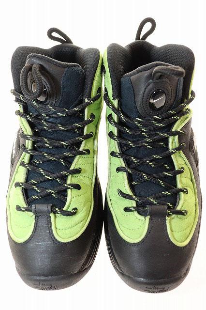 【中古】ナイキ NIKE × STUSSY AIR PENNY 2 SP VIVID GREEN BLACK 26.5cm DX6933-300 ステューシー ▲■250905