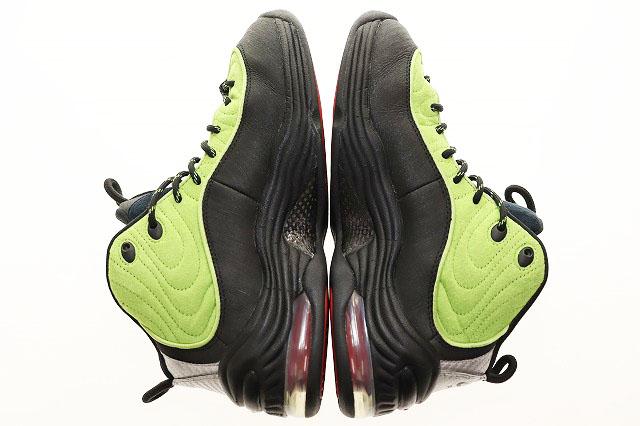 【中古】ナイキ NIKE × STUSSY AIR PENNY 2 SP VIVID GREEN BLACK 26.5cm DX6933-300 ステューシー ▲■250905