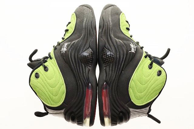 【中古】ナイキ NIKE × STUSSY AIR PENNY 2 SP VIVID GREEN BLACK 26.5cm DX6933-300 ステューシー ▲■250905