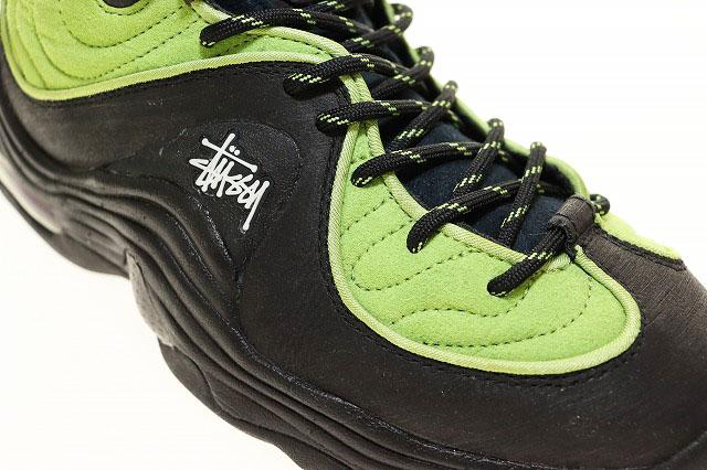 【中古】ナイキ NIKE × STUSSY AIR PENNY 2 SP VIVID GREEN BLACK 26.5cm DX6933-300 ステューシー ▲■250905
