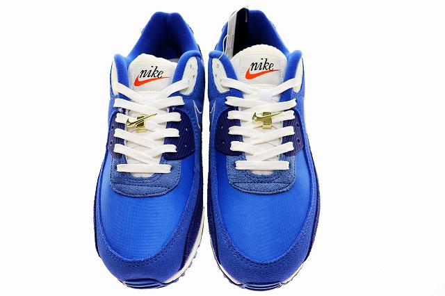 【中古】ナイキ NIKE AIR MAX 90 SE SIGNAL BLUE 2021 28.5cm FIRST USE DB0636-400 エア マックス ▲■250911