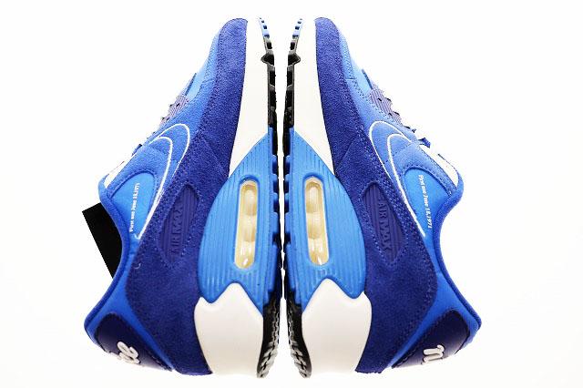 【中古】ナイキ NIKE AIR MAX 90 SE SIGNAL BLUE 2021 28.5cm FIRST USE DB0636-400 エア マックス ▲■250911