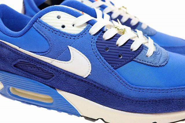【中古】ナイキ NIKE AIR MAX 90 SE SIGNAL BLUE 2021 28.5cm FIRST USE DB0636-400 エア マックス ▲■250911