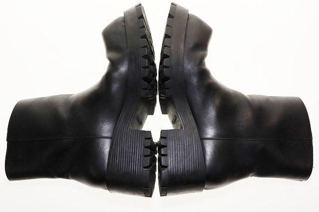 【中古】バレンシアガ BALENCIAGA TROOPER BOOT BLACK 27.5cm 678414 レザートルーパー ブーツ ☆AA★▲■251110