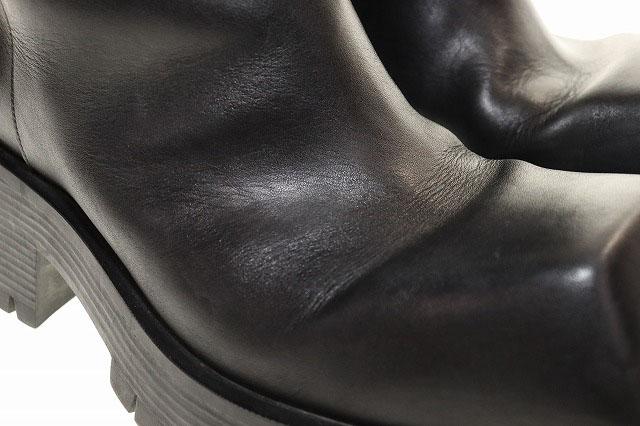 【中古】バレンシアガ BALENCIAGA TROOPER BOOT BLACK 27.5cm 678414 レザートルーパー ブーツ ☆AA★▲■251110