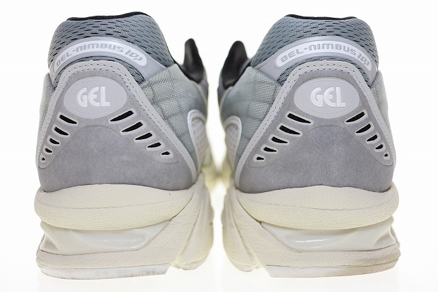 【中古】アシックス asics × MIN-NANO GEL-NIMBUS10.1 WHITE SHEET ROCK 30.5cm ミンナノ ゲル ニンバス ▲■251023