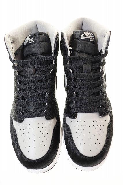 【中古】ナイキ NIKE WMNS AIR JORDAN 1 RETRO HIGH OG MEDIUM GREY 28.5cm ウィメンズ エア ジョーダン ▲■251020