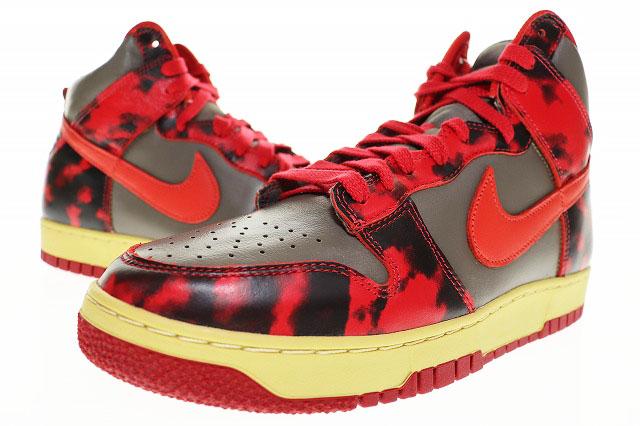 【中古】ナイキ NIKE DUNK HIGH 1985 SP RED ACID WASH 28.5cm DD9404-600 ダンク ハイ ▲■251015