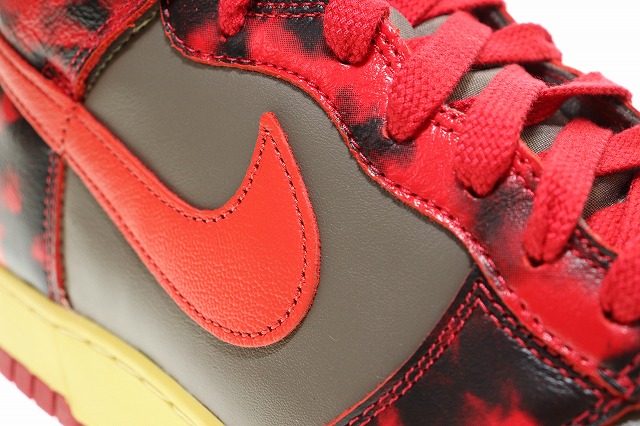 【中古】ナイキ NIKE DUNK HIGH 1985 SP RED ACID WASH 28.5cm DD9404-600 ダンク ハイ ▲■251015