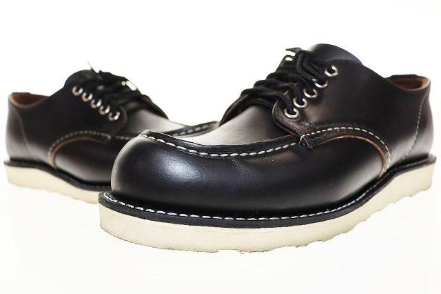 【中古】レッドウィング REDWING CLASSIC MOC OXFORD BLACK 26.5cm 8090 Dワイズ クラシック モック ▲■251124