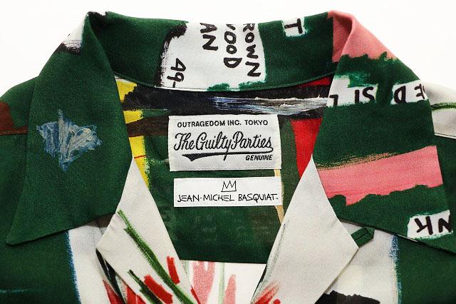 中古】ワコマリア WACKO MARIA × JEAN-MICHEL BASQUIAT 21SS HAWAIIAN