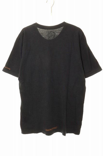 【中古】クロムハーツ CHROME HEARTS NECK LOGO S/S TEE BLACK L 2212-304-0530 ネックロゴプリント ☆AA★251014_1