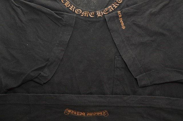 【中古】クロムハーツ CHROME HEARTS NECK LOGO S/S TEE BLACK L 2212-304-0530 ネックロゴプリント ☆AA★251014_3