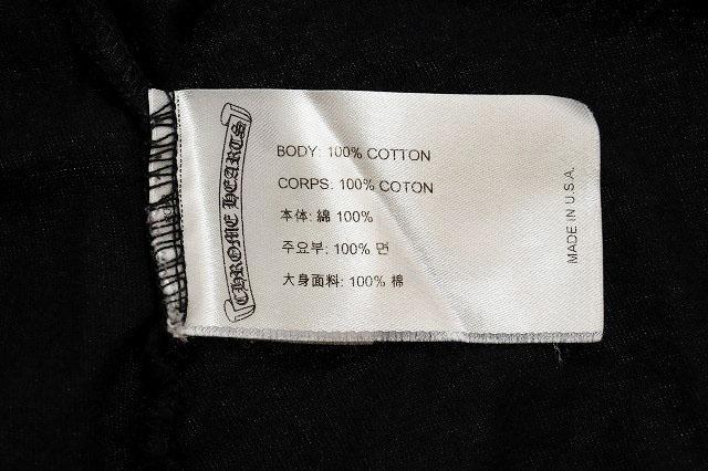 【中古】クロムハーツ CHROME HEARTS NECK LOGO S/S TEE BLACK L 2212-304-0530 ネックロゴプリント ☆AA★251014_8