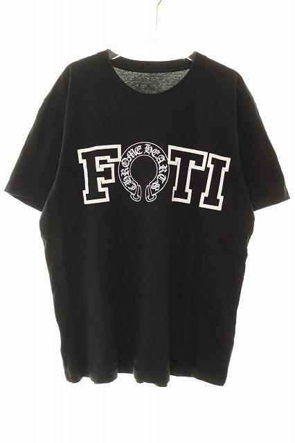 【中古】クロムハーツ CHROME HEARTS FOTI CH T-SHRT 1 BLACK L 408053448******901 スカルプリント ☆AA★251014