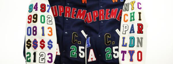 【中古】シュプリーム SUPREME 25SS PRAISES VARSITY JACKET L プレイズ バーシティ ジャケット ☆AA★251106_7