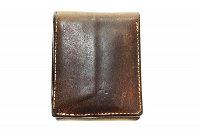 【中古】ゴローズ goro's 二つ折り 財布 K18 フラワー コンチョ 付き オールド モデル レザー ☆AA★ ▲ 251205_1