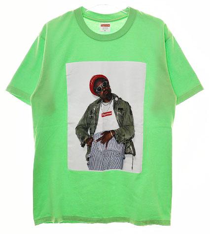 【中古】シュプリーム SUPREME 22AW ANDRE 3000 TEE LIME S アンドレ Tシャツ ライム グリーン 半袖 プリント