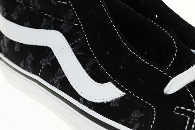 【中古】バンズ VANS SUPREME HOLE PUNCH DENIM SK8-HI 27.5cm シュプリーム ホール パンチ デニム ☆AA★▲■251107