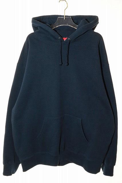 【中古】シュプリーム SUPREME 24AW SATIN APPLIQUE HOODED SWEATSHIRT NAVY XL サテン アップリケ ☆AA★251031