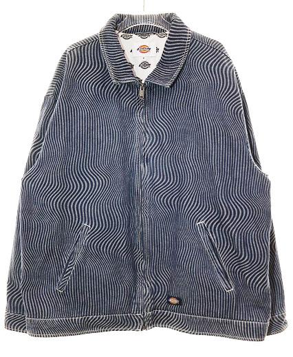 【中古】ディッキーズ Dickies HICKORY JACKET BLUE XL DK011508F51 ヒッコリー デニム フル ジップ ジャケット