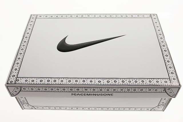 【中古】ナイキ NIKE × PEACEMINUSONE KWONDO 1 WHITE BLACK 2023 26.5cm DH2482-101 ピースマイナスワン ▲■250929