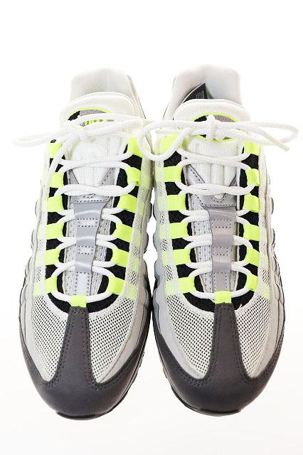 中古】ナイキ NIKE AIR MAX 95 OG NEON YELLOW GRADATION 2018 26cm