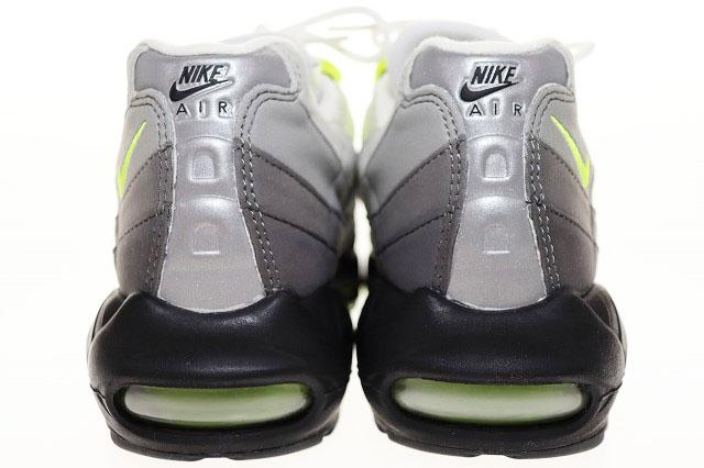 中古】ナイキ NIKE AIR MAX 95 OG NEON YELLOW GRADATION 2018 26cm