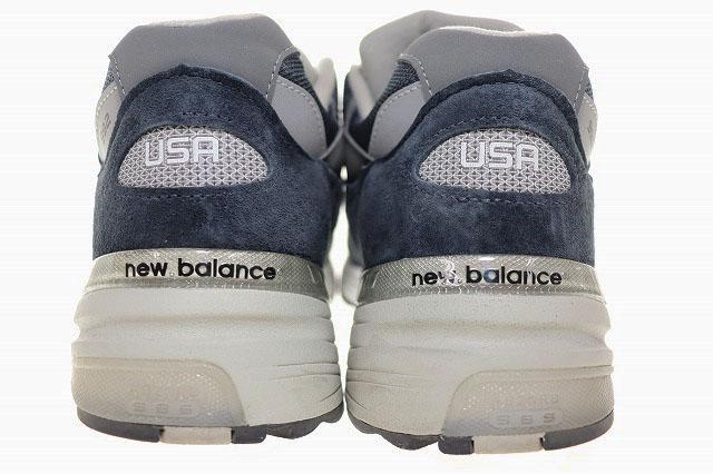 中古】ニューバランス NEW BALANCE 992 NAVY MADE IN USA U992NY 29cm