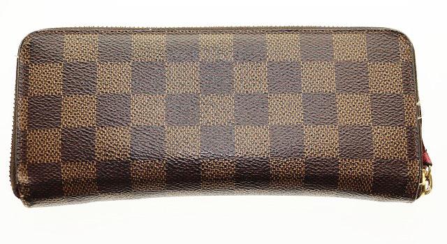 【中古】ルイヴィトン LOUIS VUITTON ラウンドファスナー ポルトフォイユ クレマンス ダミエ ☆AA★●▲■ 260118_1