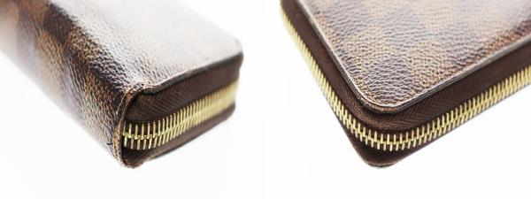 【中古】ルイヴィトン LOUIS VUITTON ラウンドファスナー ポルトフォイユ クレマンス ダミエ ☆AA★●▲■ 260118_3