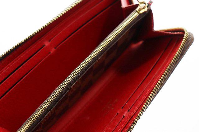 【中古】ルイヴィトン LOUIS VUITTON ラウンドファスナー ポルトフォイユ クレマンス ダミエ ☆AA★●▲■ 260118_4