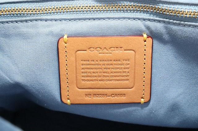 【中古】コーチ COACH フィールド トート シグネチャー デニム CA108 ショルダー バッグ 総柄 ☆AA★●▲■251106_7