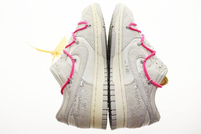 【中古】ナイキ NIKE × OFF WHITE DUNK LOW LOT 17 50 26.5cm オフホワイト ダンク ロー ☆AA★▲■251105