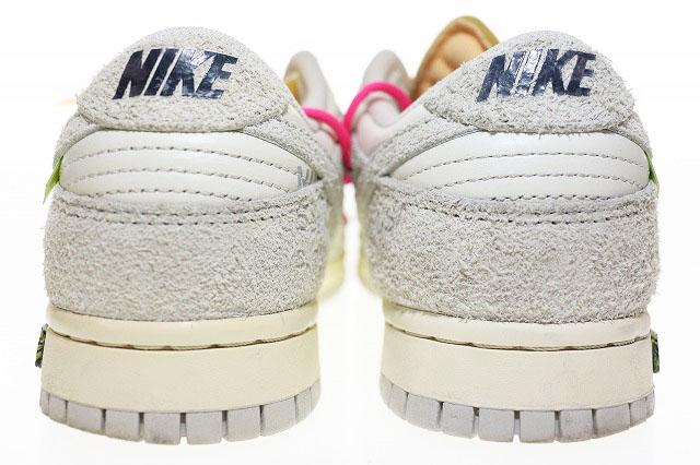 【中古】ナイキ NIKE × OFF WHITE DUNK LOW LOT 17 50 26.5cm オフホワイト ダンク ロー ☆AA★▲■251105