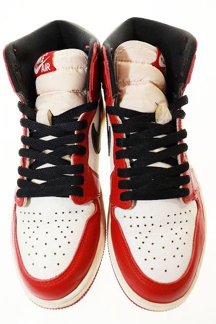【中古】ナイキ NIKE AIR JORDAN 1 RETRO HIGH OG CHICAGO 26.5cm エア ジョーダン レトロ ハイ シカゴ ▲■251028