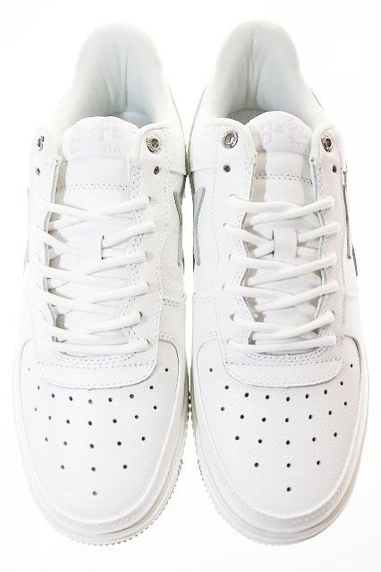 【中古】アベイシングエイプ A BATHING APE × JJJJound BAPE STA WHITE 28cm ジョウンド ベイプスタ ▲■251014_1