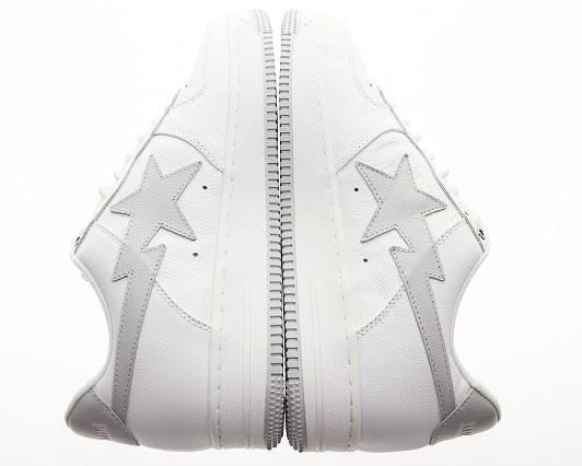 【中古】アベイシングエイプ A BATHING APE × JJJJound BAPE STA WHITE 28cm ジョウンド ベイプスタ ▲■251014_3