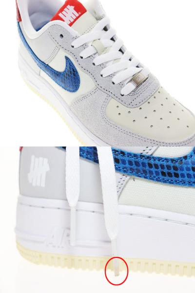 【中古】ナイキ NIKE AIR FORCE 1 LOW SP UNDEFEATED GREY FOG エア フォース ロー スペシャル アンディフィーテッド 中古】ナイキ NIKE AIR FORCE 1 LOW SP UNDEFEATED GREY FOG エア